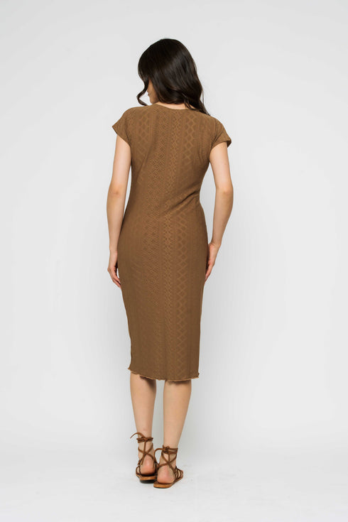 Danielle-Stretch Eyelet Dress
